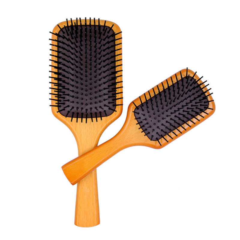 Avatar with air cushion comb hair comb styling air bag comb Maple massage care solid wood air cushion comb wholesale