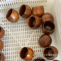 @ Sake Japanese log Cup Wooden small belly Cup Sake solid wood retro heat insulated cup restaurant water Cup