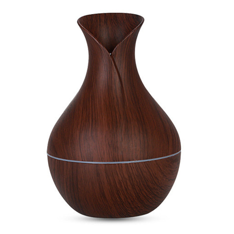 Foreign Trade Mushroom Head Humidifier USB Desktop Household Mini Wood Grain Aromatherapy Essential Oil Aromatherapy Machine Manufacturer Low Noise