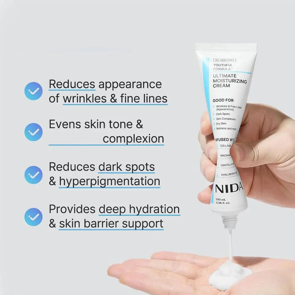 NIDA Rejuvenating Face Cream — Multi-Action Korean Moisturizer