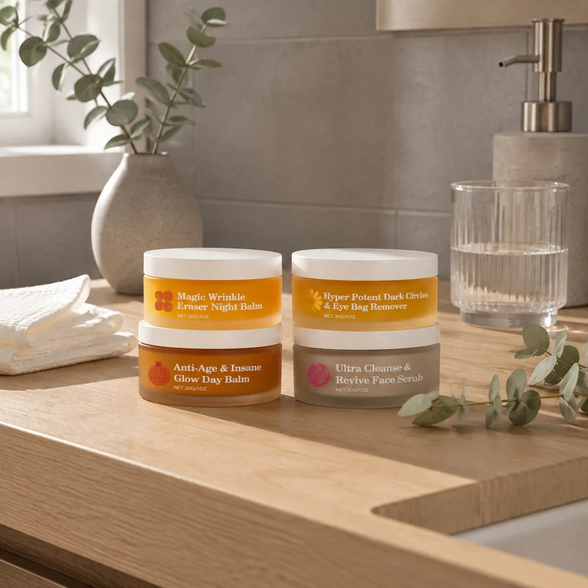 Luxury Glow Ritual Set — Day & Night Skincare Routine