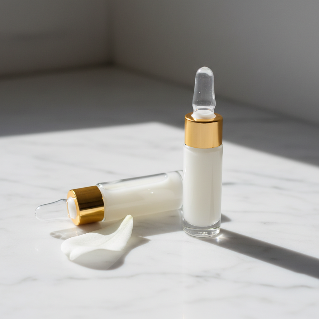 Korean Silk Collagen Serum luxury product photo
